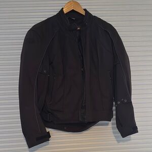 Womens Moto Protective  Black Jacket